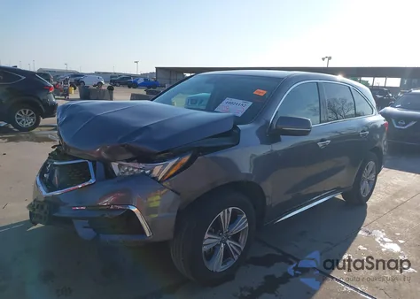 2020 Acura Mdx Standard z USA, uszkodzony, nr VIN 5J8YD4H3XLL006244
